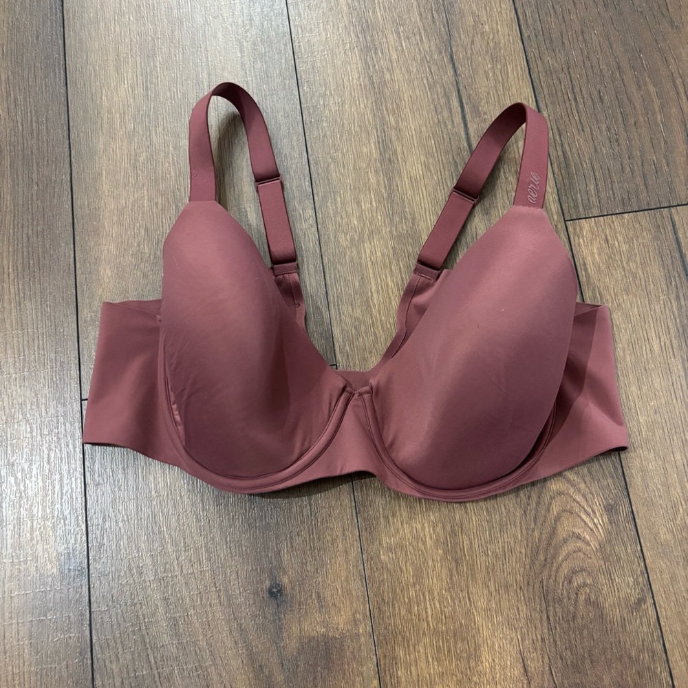 Aerie Real Free Full Coverage Bra, Size 42C, Mauve